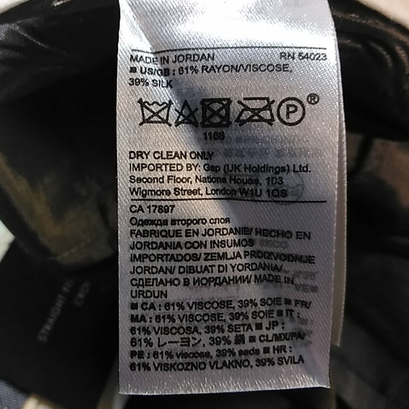 Banana Republic Logan crop pants woman's - Picture 12 of 12